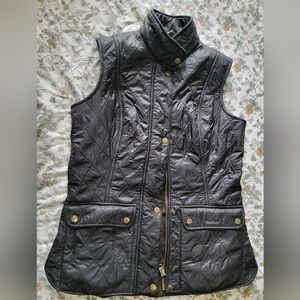 Barbour Black Quilted Vest
